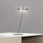 LED-Akku-Tischlampe Mahina chromfarben Höhe 36 cm Metall CCT
