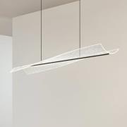 Lucande LED-Hängeleuchte Vellia, schwarz, Länge 112 cm, CCT