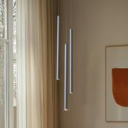 Hängeleuchte Sopel 3, anthrazit, rund, 3-flammig, Stahl, G9