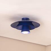 Deckenleuchte Plato, dunkelblau, Metall, Ø 38 cm, E27