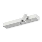 Ideal Lux LED-Wandlampe Bonne Nuit 2, weiß, 22 cm, Metall