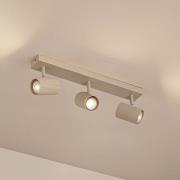 Lindby Deckenspots Kardis, beige, 3-flg., Metall, GU10
