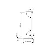 LED-Schreibtischleuchte MAULstudy, silberfarben, 49 cm, E27