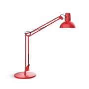 Schreibtischleuchte MAULstudy, rot, Stahl, Höhe 49 cm