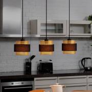 OSRAM Hängeleuchte Decor Hornet, 3-flammig, schwarz/gold