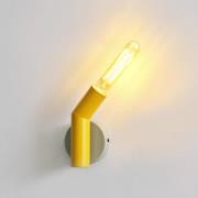 OSRAM Wandleuchte Decor Straw, 1-fl., grau/gelb, Stahl, E27