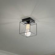 Euluna Mika Deckenleuchte schwarz/gold einflammig