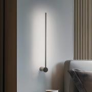 LED-Wandleuchte Arm M, 65 cm hoch, schwarz, Metall