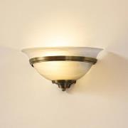 Lindby Wandleuchte Irimia, 31 cm, altmessing, Glas