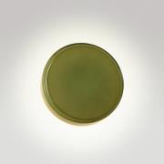 MARSET LED-Wandlampe Caramel, grün, Ø 22 cm, TRIAC, Glas