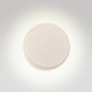 MARSET LED-Wandlampe Caramel, opal, Ø 38 cm, TRIAC, Glas