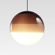 MARSET LED-Hängelampe Dipping Light, Ø 20 cm, braun