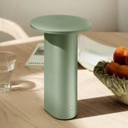 Fritz Hansen LED-Akku-Tischleuchte Solae, grün, Alu, IP44