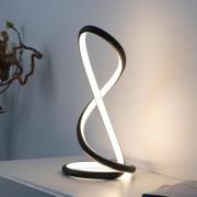 Paul Neuhaus LED-Tischlampe Twist, schwarz, Höhe 42 cm
