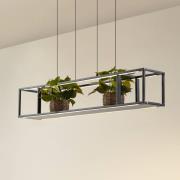 Lucande LED-Hängeleuchte Estante, schwarz, dimmbar