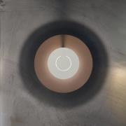 Knikerboker LED-Wandlampe DoppioZero, rosa/weiß, Ø 30 cm