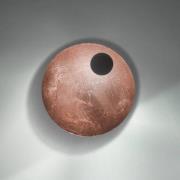 Knikerboker LED-Wandlampe Pois, kupfer, Ø 25 cm, dimmbar