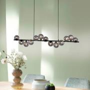 SCHÖNER WOHNEN Hängeleuchte Dubai, Rauchglas, 13-fl., G9