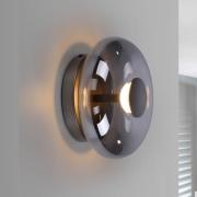 SCHÖNER WOHNEN LED-Deckenlampe Posh, Rauchglas, 3.000 K