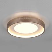 LED-Deckenlampe Solea, braun, Ø 40 cm, Kunststoff