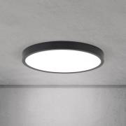 LED-Deckenlampe Disc, schwarz Ø 28 cm, CCT Metall/Kunststoff