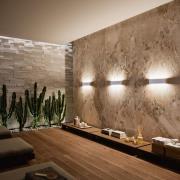 LED-Wandleuchte Satori, Breite 58,5 cm, weiß, 2.700 K, Alu