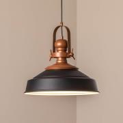 Hängeleuchte Craft, schwarz, Metall, Ø 41 cm, E27