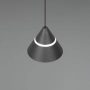 LED-Pendellampe Romeo, Ø 14 cm, schwarz, Metall, CCT