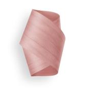 LZF Wandlampe Orbit, hellrosa, Breite 19 cm, Holz