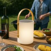 LED-Solarleuchte Bari mit Akku und Fernbedienung