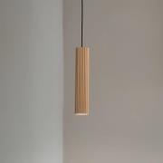 Pendellampe Karbon, goldfarben, Ø 6 cm, Aluminium