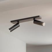 Arcchio Deckenstrahler Brinja Slim, schwarz, 2-flg GU10 MR11