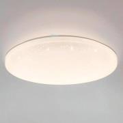 LED-Deckenlampe Frania-S m. Kristalleffekt Ø 43cm