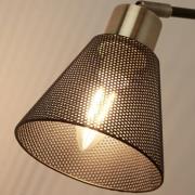 Wandleuchte Sepanta, schwarz/messing, Metall, Höhe 21cm, E14