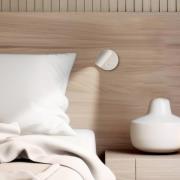 LED-Wandlampe Tara, weiß, Ø 9 cm, Metall