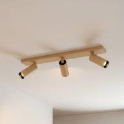 Arcchio Deckenspot Brinja Slim, coffee, 3-flg., GU10 MR11