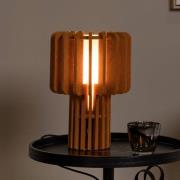 Tischleuchte Rollo, terrakotta, Höhe 35 cm, Filz/Glas/Metall