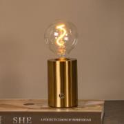 Akku-Tischlampe Vivo, messingfarben, Höhe 22 cm, Metall