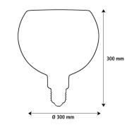 SEGULA LED Floating Bambus bronze G300 E27 5W 2.200 K dim.