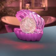 LED-Tischleuchte Shelly, pink, Kunststoff, 18 cm, RGB