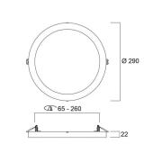 LED-Deckenleuchte START 5in1, weiß, Ø 29 cm, CCT, dimmbar