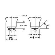 LED-Leuchtmittel SUPERIA RETRO, ES50 GU10 6 W 930 575 lm dim