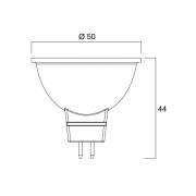 LED-Leuchtmittel SUPERIA RETRO GU5.3 MR16 6,1W 840 621lm dim