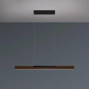 Bopp LED-Hängelampe Nano 2.0, Länge 100 cm, bronze/schwarz