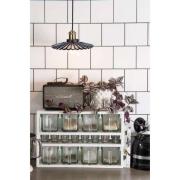 Globen Lighting Pendelleuchte COBBLER, rauchgrau, Ø 25 cm