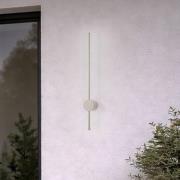 LED-Wandleuchte Orla S, sand, Aluminium, Höhe 65 cm