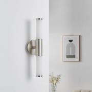 Wandleuchte Palmo, 2-flammig nickel