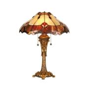 Tischleuchte Cambria im Tiffanystil