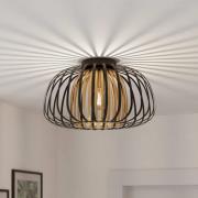 Deckenleuchte Encinitos, schwarz/messing