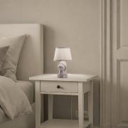 Tischleuchte Monkey, braun, Keramik, 28 cm hoch, E14